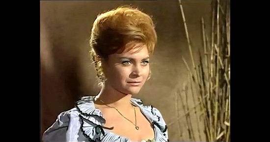 Gabriella Giorgelli as Liza Morgan in Stranger in Sacramento (1965)