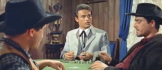 Mario Girotti (Terence Hill) as Richard Forsythe in Rampage at Apache Wells (1965)