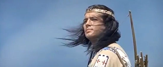Pierre Brice as Winnetou in Apache's Last Battle (1964)