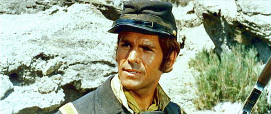 Renato Rossini (Howard Ross) as Lt. Younger, one of Chadwell's men in Those Dirty Dogs (1973)