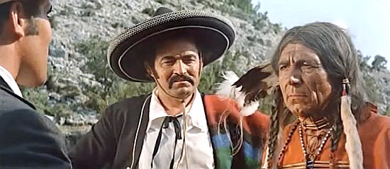 Tomislav Erac as Tangua, Kiowa chief (right) in Apache Gold (1963)