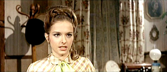 Jenny Slade as Janet Sullivan, eager to help find her father's killer in Killer Caliber .32 (1967)