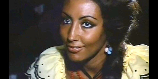 Melissa Chimenti as Pamela, the girl who catches Len's eye, in Carambola (1974)