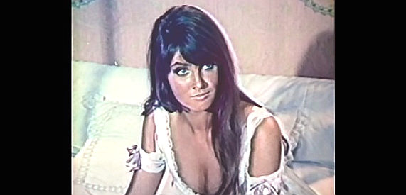Caroline Munro as Evalina, Patten's blossoming young daugther in A Talent for Loving (1969)