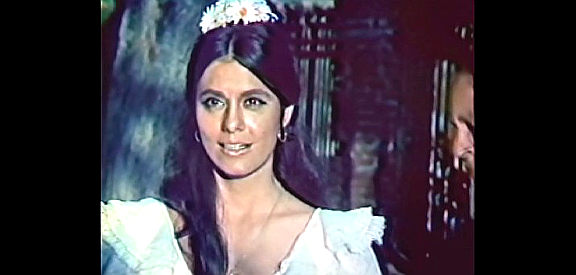 Janet Sorti as Florita, Gen. Molina's daughter, in A Talent for Loving (1969)