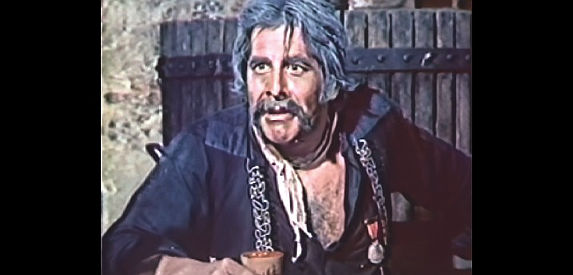 Topol as Gen. Molina, a revolutionary leader with guns on his mind in A Talent for Loving (1969)