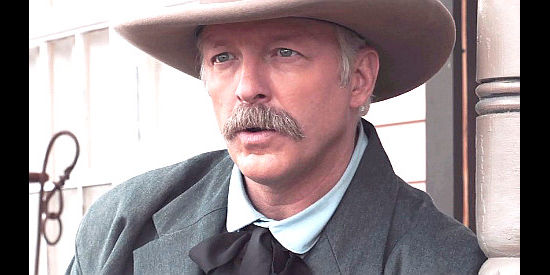 Ken Arnold as Bill Tilghman, the lawman about to go Hollywood in The Marshal (2019)