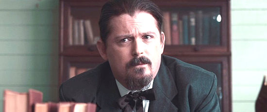 Manu Intiraymi as Judge Issac Parker, a man willing to take a chance on Reeves in Hell on the Border (2019)