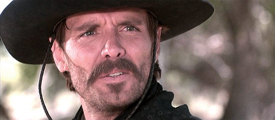 Michael Biehn as Johnny Ringo, facing an unexpected showdown in Tombstone (1993)