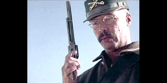 Michael Warren as Eddie Tockes, a member of H Troop, 10th Cavalry in Buffalo Soldiers (1997)