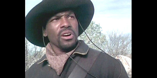 Mykelti Williamson as Clp. William Christy, a member of H Troop, 10th Cavalry in Buffalo Soldiers (1997)