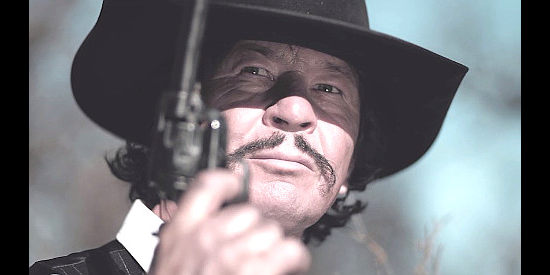 Robert Bronzi as The Colonel, always on the guard in Once Upon a Time in Deadwood (2019)