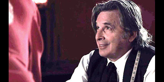 Robert Carradine as Frank James, remembering the good old days in The Marshal (2019)
