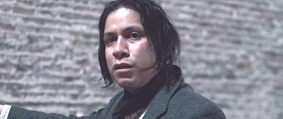 Rudy Youngblood as Rufus Buck, an outlaw looking for revenge in Hell on the Border (2019)