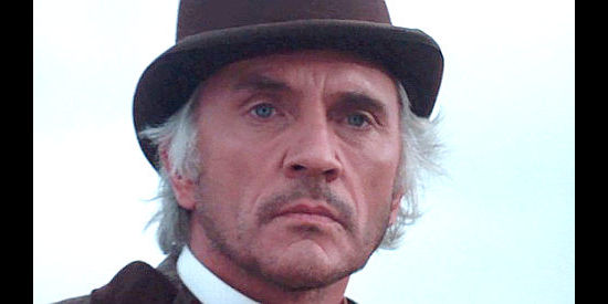 Terence Stamp as John Tunstall, boss of the regulators in Young Guns (1988)