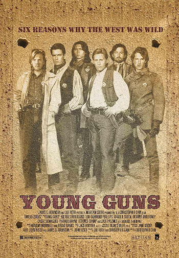 Young Guns (1988) poster