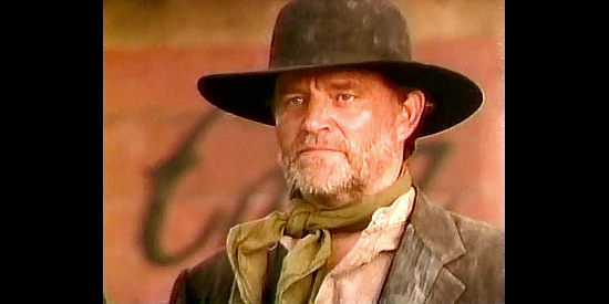 Alan Scarfe as Sean Devlin, bloodthirsty leader of the outlaw gang in Gunsmoke, One Man's Justice (1994)