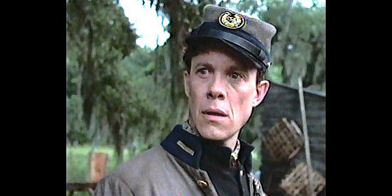 Alex Jennings as Lt. Alexander, heading out to a new assignment on The Hunley (1999)