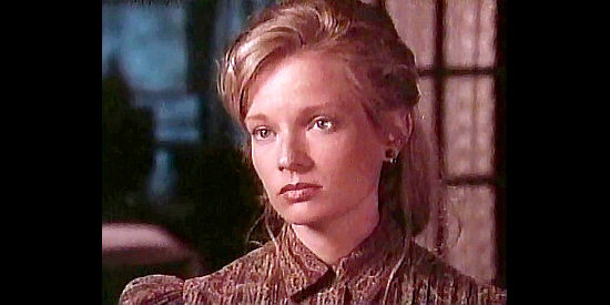 Amy Stock-Poynton as Beth Riordan, a daughter determined to help her father in Gunsmoke, The Long Ride (1993)