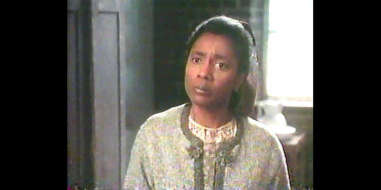 Beatrice Rush as Opal, the slave woman smuggling secrets north in the sole of her shoe in Ironclads (1991)