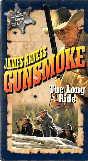 Gunsmoke, The Long Ride (1993) VHS cover