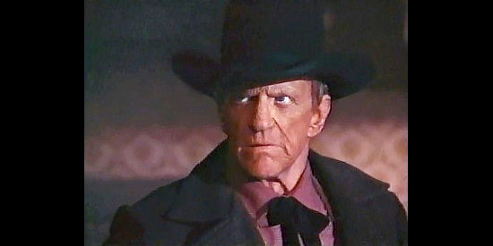 James Arness as Matt Dillon confronts some saloon goons in Gunsmoke, To The Last Man (1992)