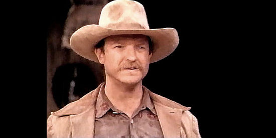 Jim Beaver as Deputy Will Rudd, shocked when Matt Dillon and three corpses arrive in town in Gunsmoke, To The Last Man (1992)