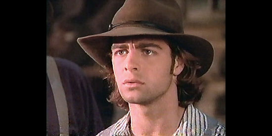 Joseph Lawrence as Ethan Frye, bound for a brighter future in the West in Brothers of the Frontier (1996)