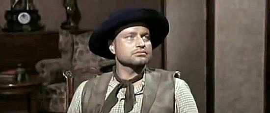 Kal-Otto Albert (Charles Alterby) as Hondo, Rod Edwards top hand in Ranch of the Ruthless (1965)