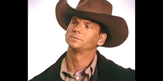 Matt Mulhern as Will McCall, the ranchhand who helps watch over Beth Dillon in Gunsmoke: To The Last Man (1992)