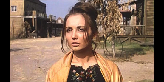 Mila Stanic as Ann, pleading with Norman and his colleagues to free her husband Tom in Degueyo (1965)