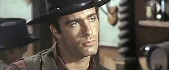 Richard Hornbeck (Rick Horn) as Sheriff Oklahoma Dan Cross, a lawman with a murder to solve in Ranch of the Ruthless (1965) 