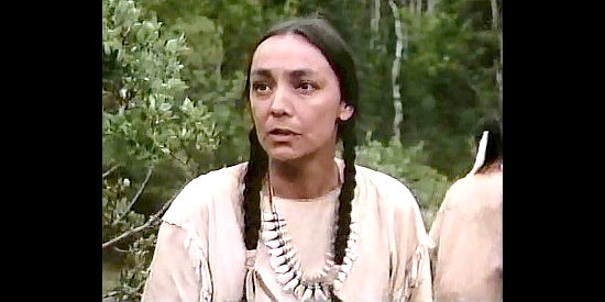 Tantoo Cardinal as Little Doe, Flagg's Indian wife in Gunsmoke, Return to Dodge (1987)