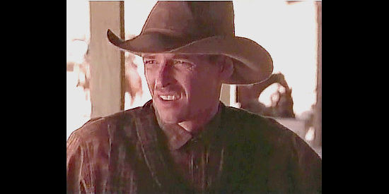 Tim Choate as Sheriff Bart Meriweather, a lawman who knows Golden is Braxton's town in Gunsmoke, The Long Ride (1993)