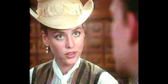 Virginia Madsen as Betty Stuart, embroiled in a plan to counter the Confederate ironclad in Ironclads (1991)