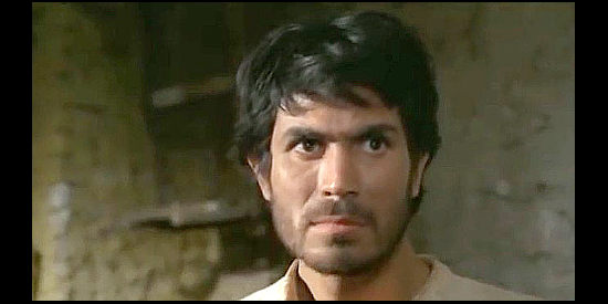 Vito Cipolla as Juan, Ascencion's fiancee, itching for freedom in Pray to God and Dig Your Grave (1968)