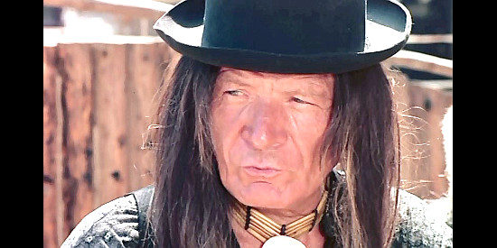 Alain Cuny as Sitting Bull, contemplating what the Indians should do next in Don't Touch the White Woman (1974)