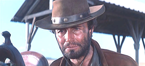 Anthony Steffen as Johnny Ashley, a man who refuses to settle down until his quest is complete in Seven Dollars on the Red (1966)