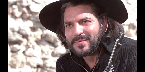 Espartaco Santoni as Dollar, a ranger with a knack for bringing them back dead in Raise Your Hands Dead Man, You're Under Arrest (1971)