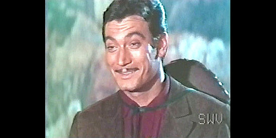Gerard Barray as Count Alfonso, satisfied that his devious plan is working in Treasure of the Aztecs (1965)