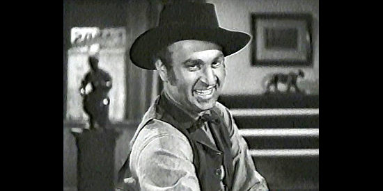 Howard DeSilva as Greg Bilson, Merrick's crooked enforcer in Bad Men of Missouri (1941)