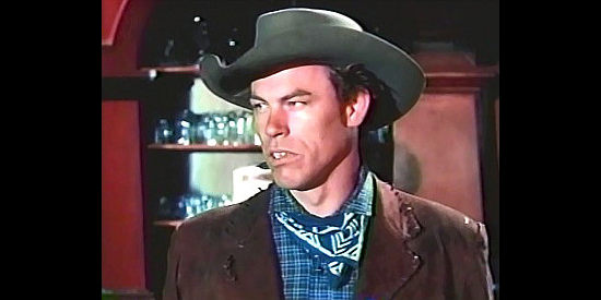 Jack Lambert as Luke Courteen, eager to win his father's approval in Brimstone (1949)