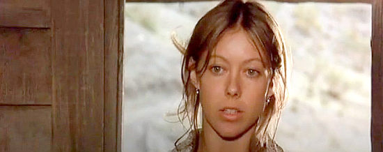 Jenny Agutter as Catherine Sebanek, setting eyes on Clayton Drumm for the first time in China 9, Liberty 37 (1978)