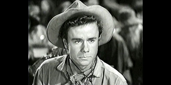 Marshall Thompson as Jimmy Holden, the young man Bad Bascomb takes under his wings in Bad Bascomb (1946)