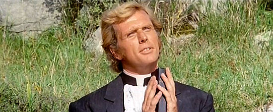 Ron Ely as Hallelujah, about to bring a horse thief back from the dead in Hallelujah and Sartana Strike Again (1972)