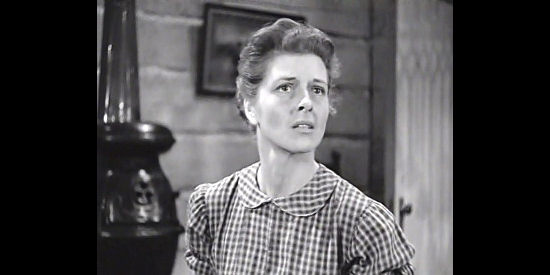 Barbara Wooddell as Mrs. Zee James, worried about the Fords in I Shot Jesse James (1949)