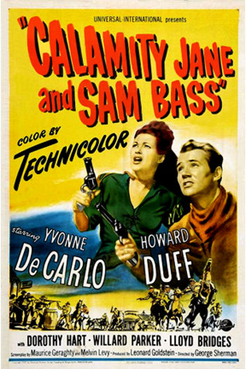 Calamity Jane and Sam Bass (1949) poster