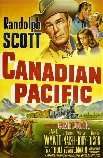 Canadian Pacific (1949) poster