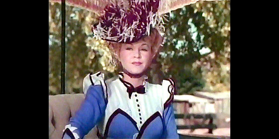 Claire Trevor as Countess Maletta, the woman on the wrong side of the tracks in The Desperadoes (1943)