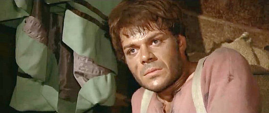 Claudio Camaso as Clint Forest, facing an unexpected reunion with the half-brother he wronged in Vengeance is Mine (1967)